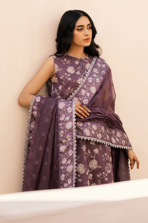 Baroque | Luxury Pret 24 | LAWN UF-598 - House Of Anaya