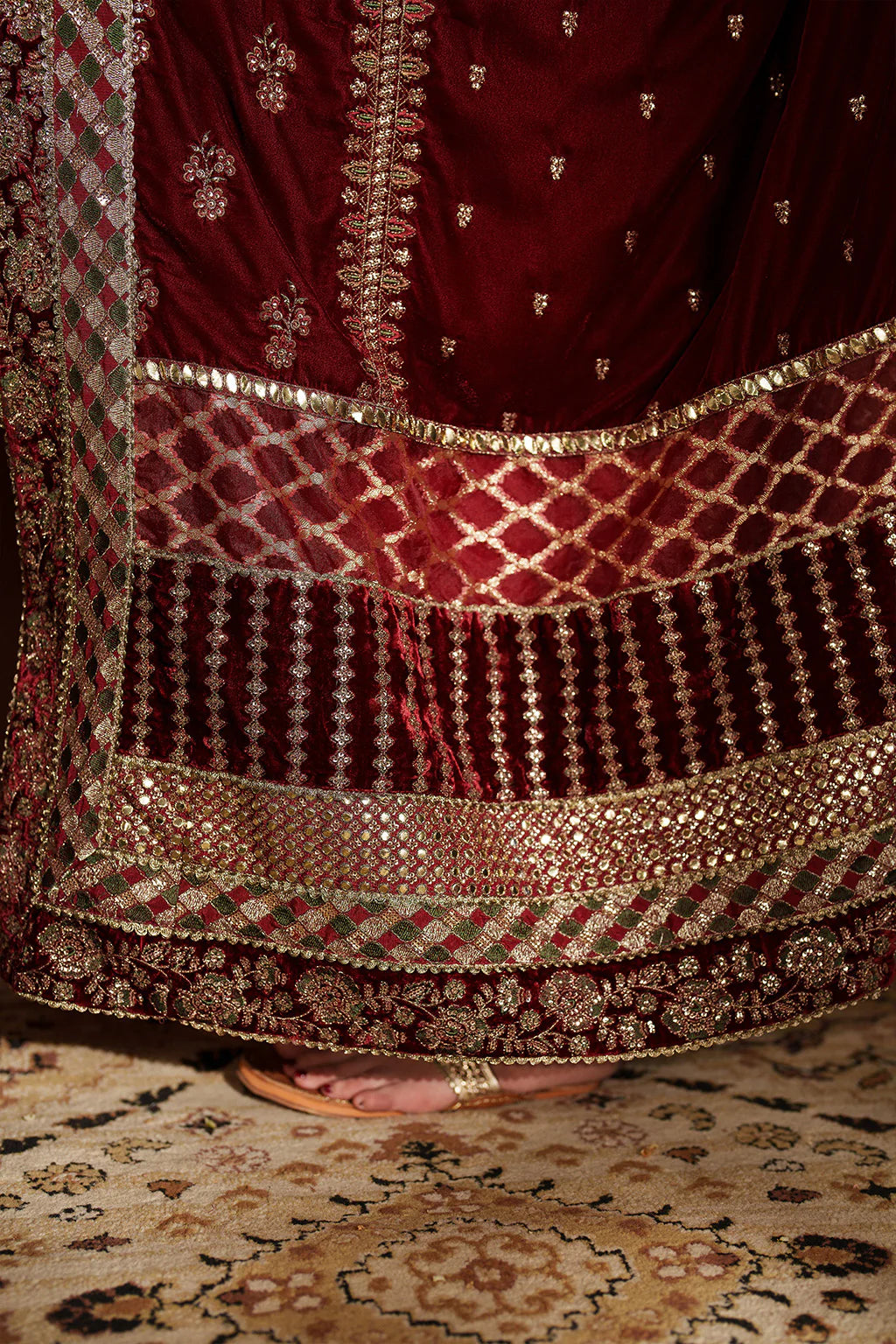 IZNIK | Raagni Velvet Formals | IV-56 Embroidered Velvet