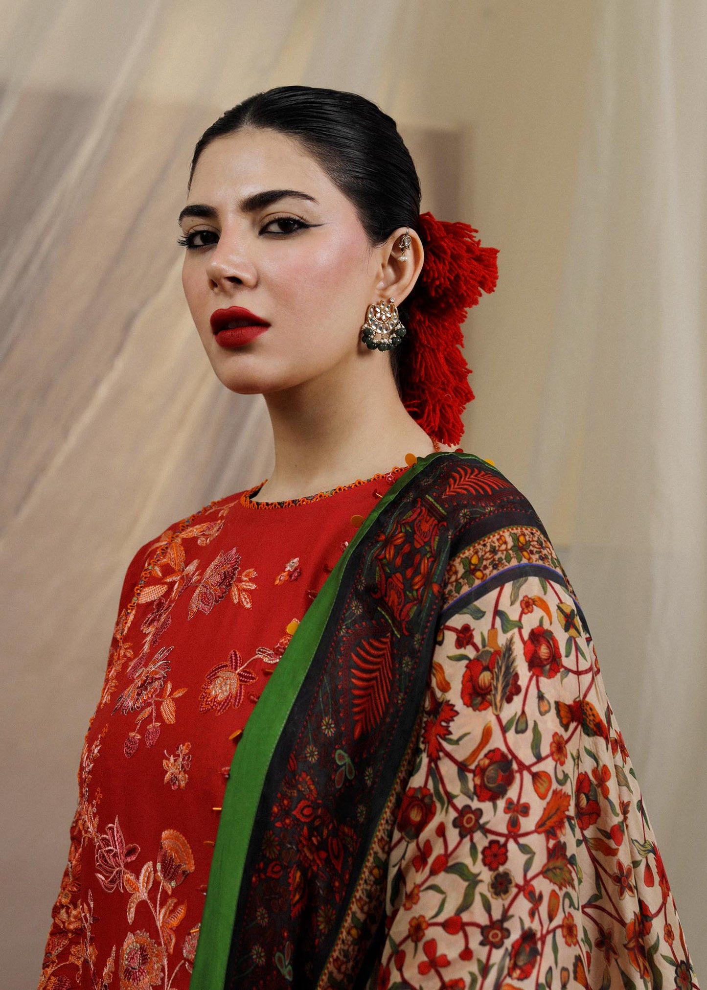Hussain Rehar | Lawn SS 2023 | Berry - House Of Anaya