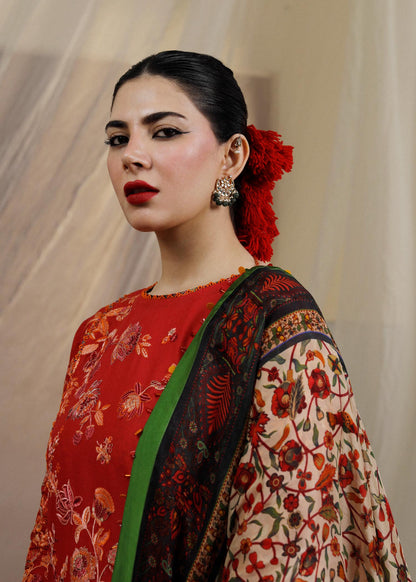 Hussain Rehar | Lawn SS 2023 | Berry - House Of Anaya