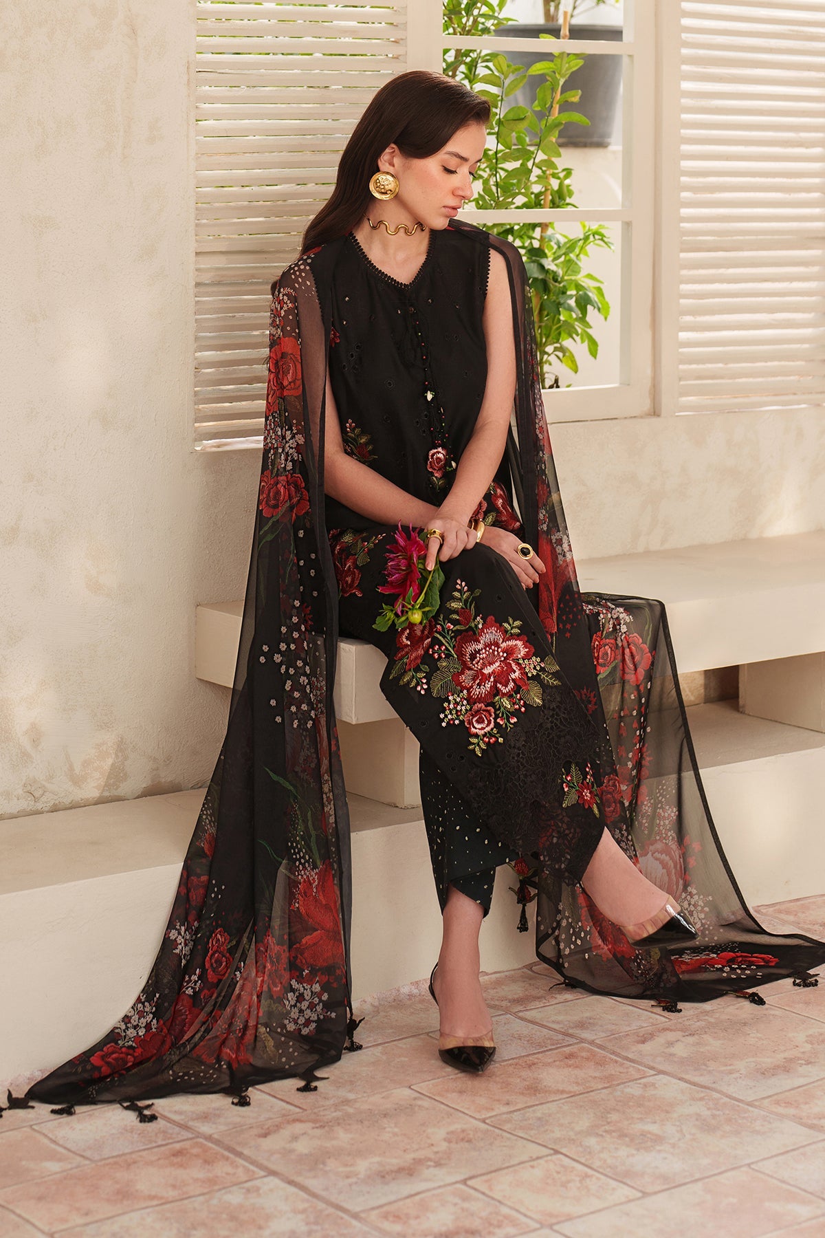Baroque | Embroidered Lawn | SF-4399