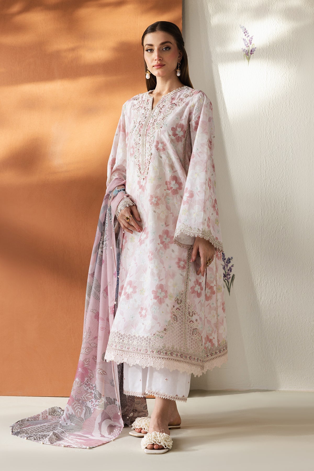 Baroque | Embroidered Lawn | SF-4428