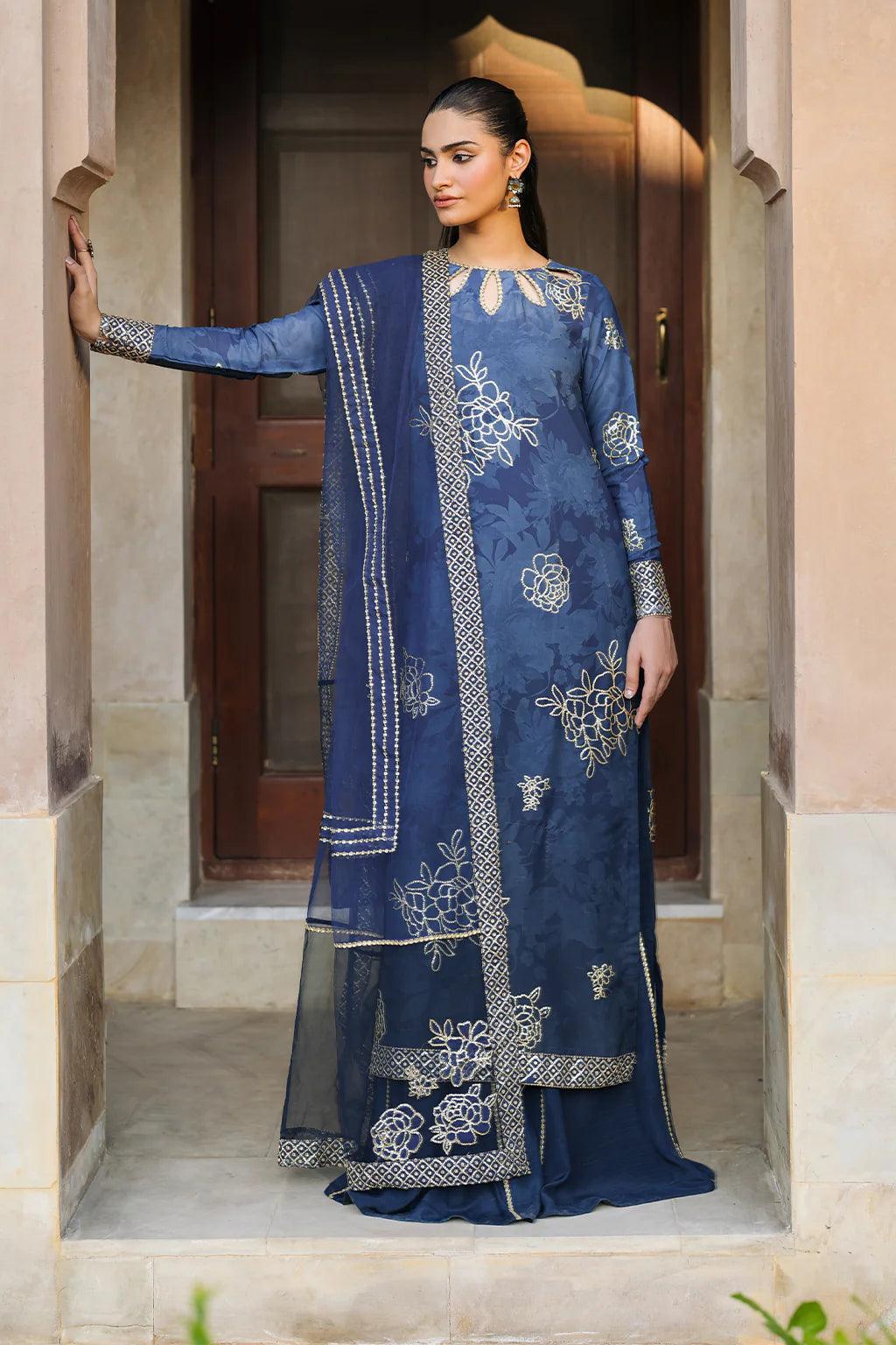 Iznik | Bandhani | UE-331 Embroidered Chiffon