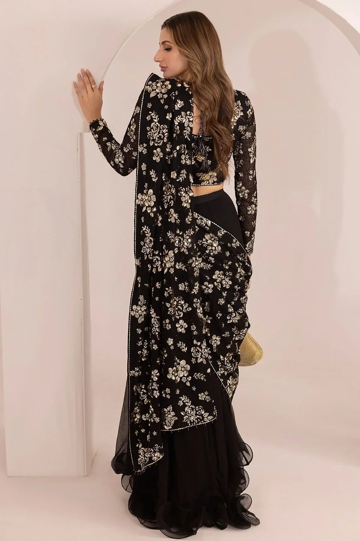 Jazmin | Formals Collection | EMBROIDERED CHIFFON UC-3021 - House Of Anaya