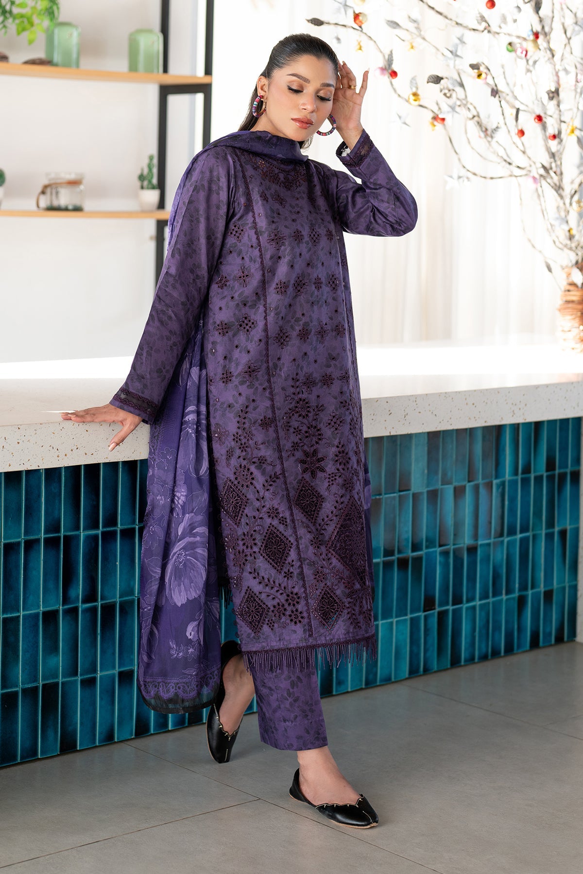 Baroque | Embroidered Lawn | SF-4096