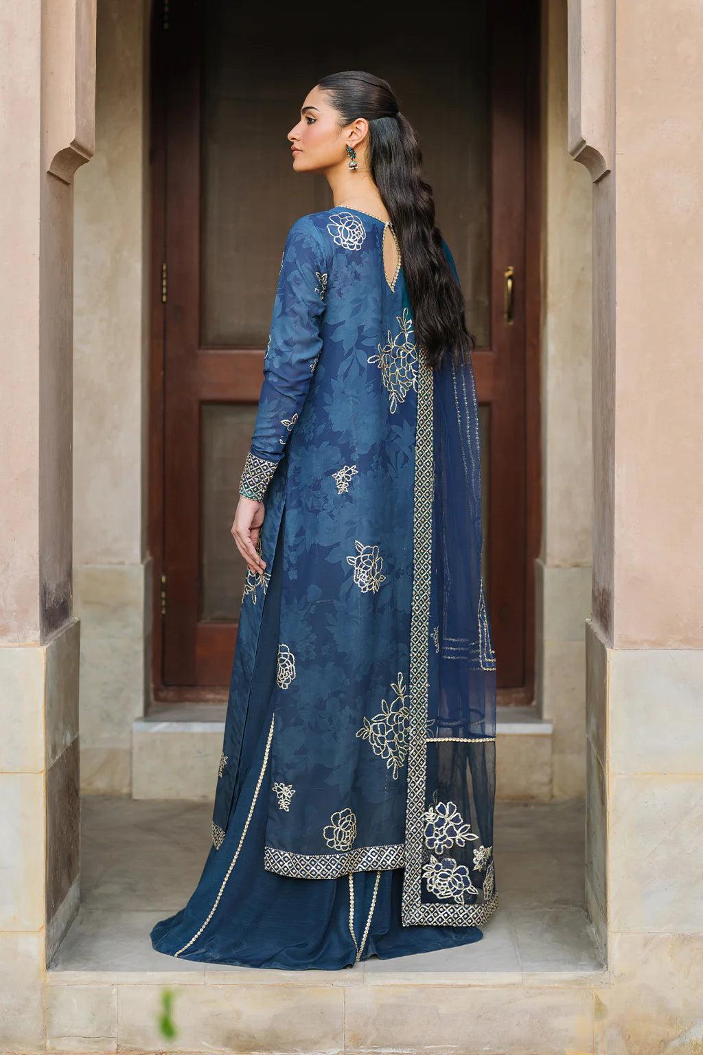 Iznik | Bandhani | UE-331 Embroidered Chiffon