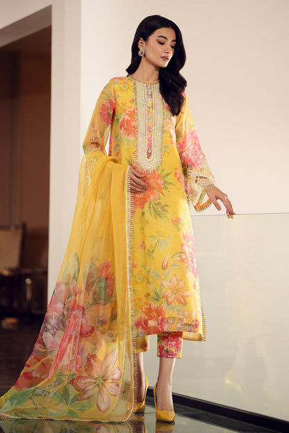 Baroque | Luxury Pret 24 | COTTON PATTI UF-509 - House Of Anaya