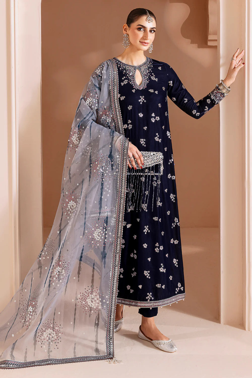 jazmin | Chandani Velvet Formals '25 | Embroidered Velvet Formal CVF D-03