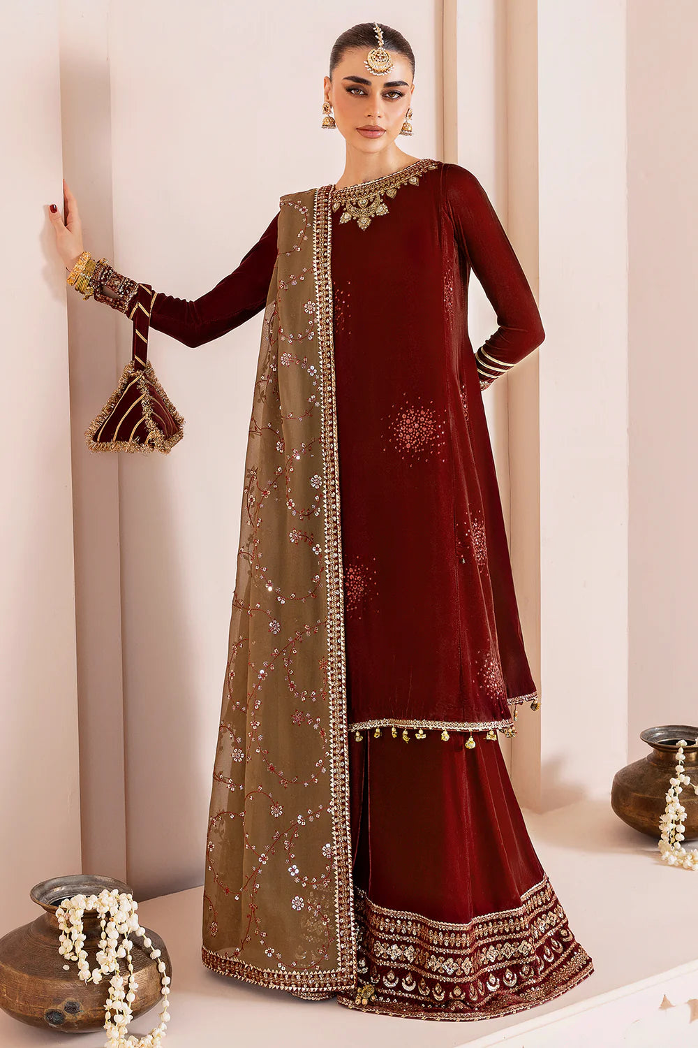 jazmin | Chandani Velvet Formals '25 | Embroidered Velvet Formal CVF D-07
