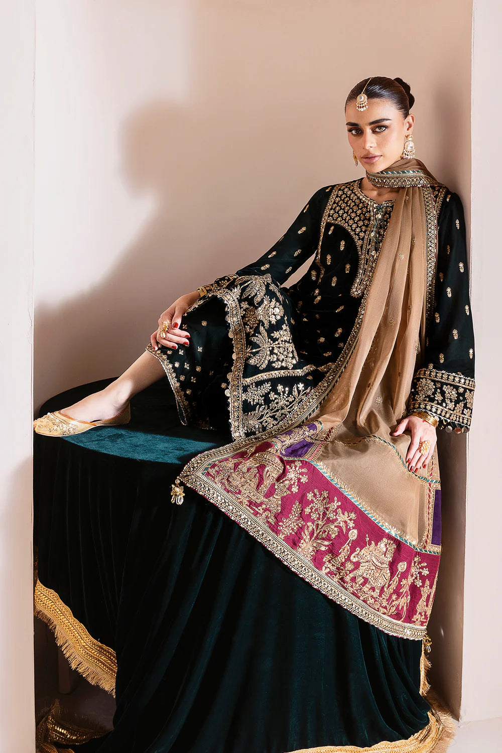 jazmin | Chandani Velvet Formals '25 | Embroidered Velvet Formal CVF D-01