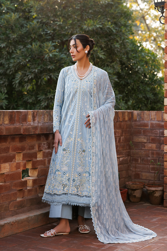 Emaan Adeel | Mirabelle Festive Luxury Lawn | BLISSFUL DREAMS