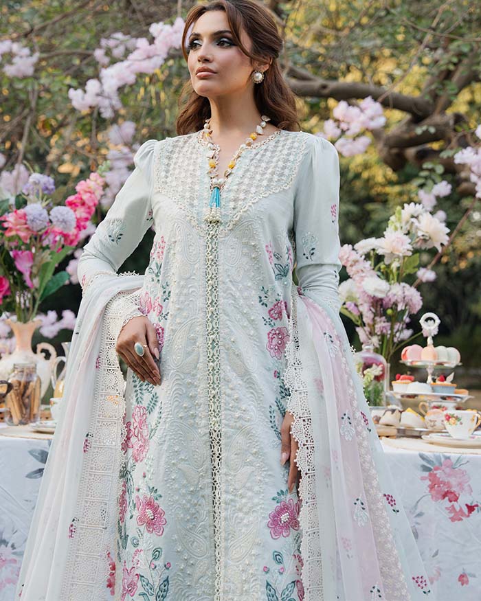 Zevk | Flora Festive Lawn | JASMINE