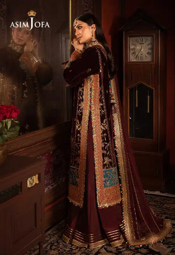 Asim Jofa | Makhmal Wedding Velvet 23 | AJMM-09 - House Of Anaya