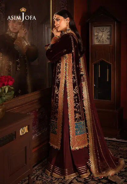 Asim Jofa | Makhmal Wedding Velvet 23 | AJMM-09 - House Of Anaya