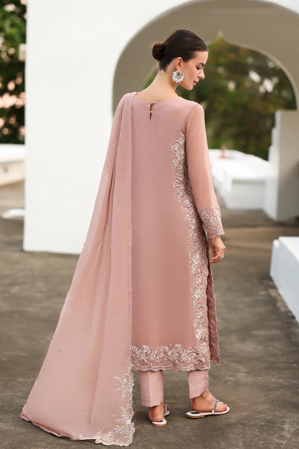 Iznik | Chinon Chiffon | CC-69 Embroidered Chiffon