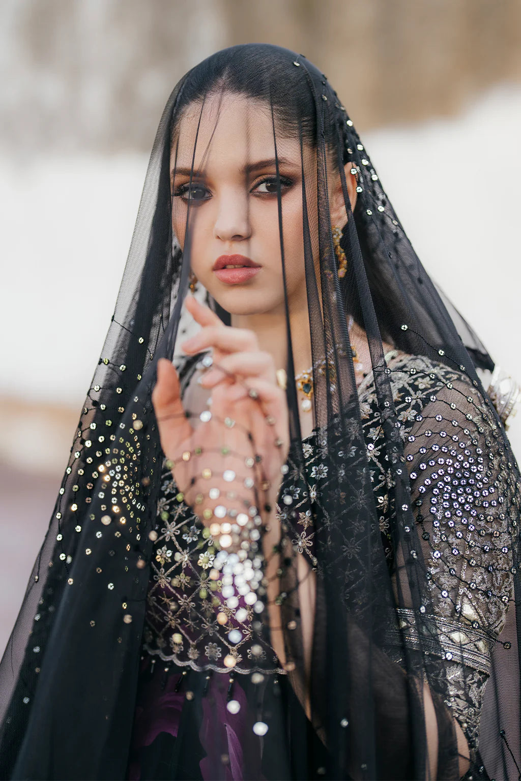 Iznik | Exclusive Formals | UE-321 Printed Chiffon