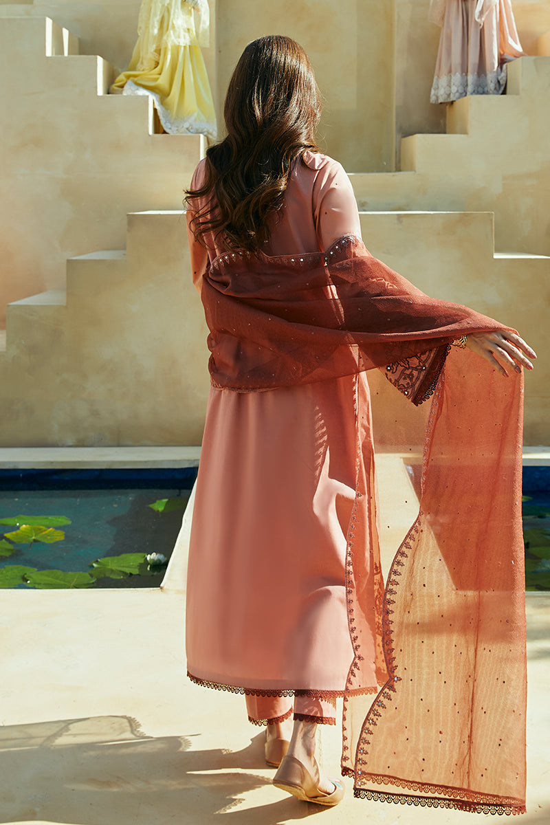 Cross Stitch | Premium Lawn 24 | ARID SAND - House Of Anaya