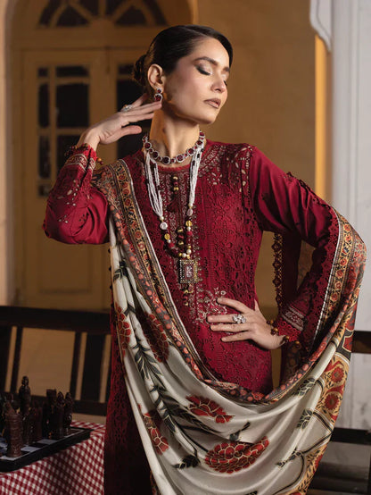 Faiza Faisal | Maya Luxury Lawn | Elif - House Of Anaya