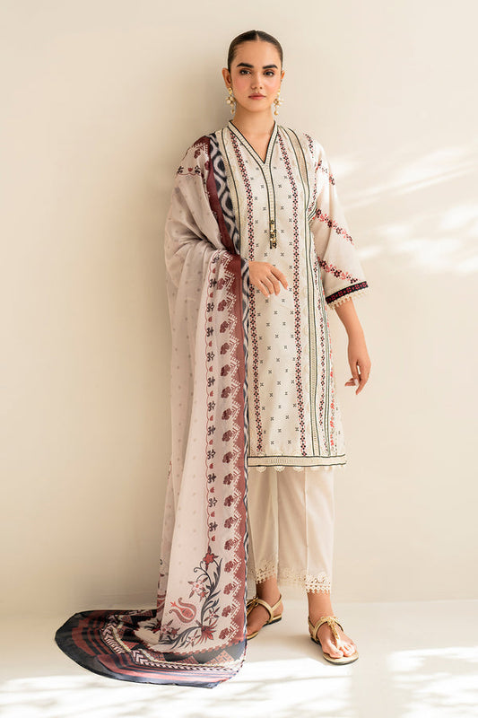 Baroque | Luxury Pret 24 | LAWN UF-678 - House Of Anaya