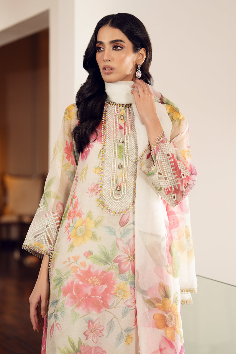 Baroque | Luxury Pret 24 | COTTON PATTI UF-510 - House Of Anaya