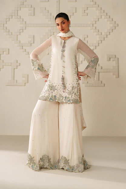 Iznik | Festive Formals | UE-620 Embroidered Chiffon