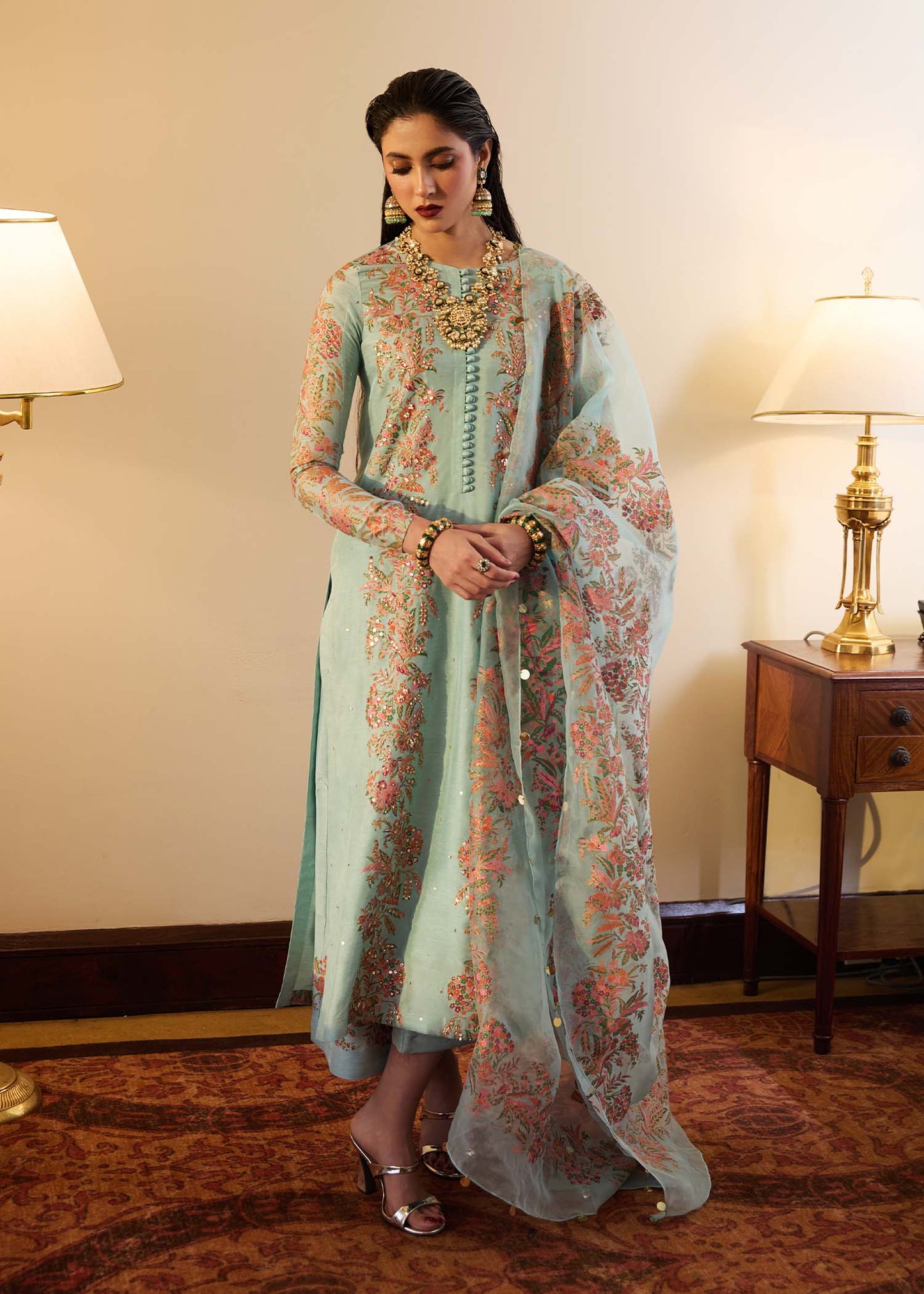 Hussain Rehar | Luxury Pret SS 24 | Salji - House Of Anaya