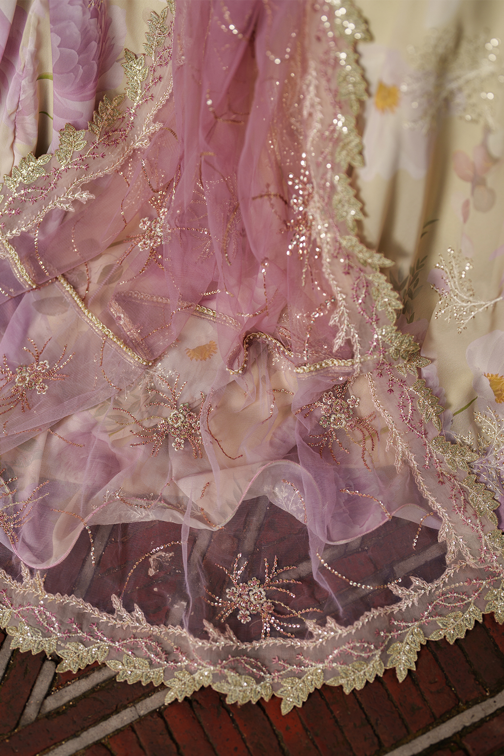 Iznik | Exclusive Formals | UE-546 Embroidered Chiffon
