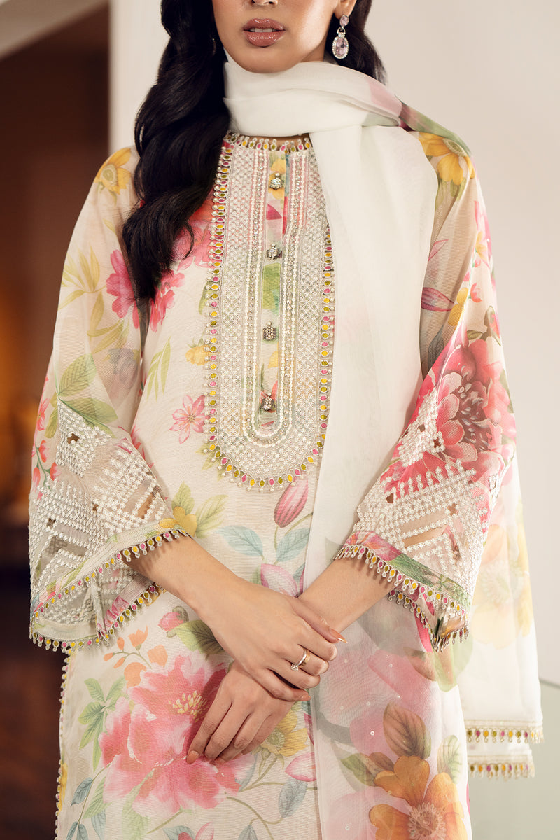 Baroque | Luxury Pret 24 | COTTON PATTI UF-510 - House Of Anaya