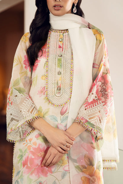 Baroque | Luxury Pret 24 | COTTON PATTI UF-510 - House Of Anaya