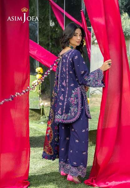 Asim Jofa | Ishq e Eid | AJULW-03 Embroidered Lawn 3 Pcs