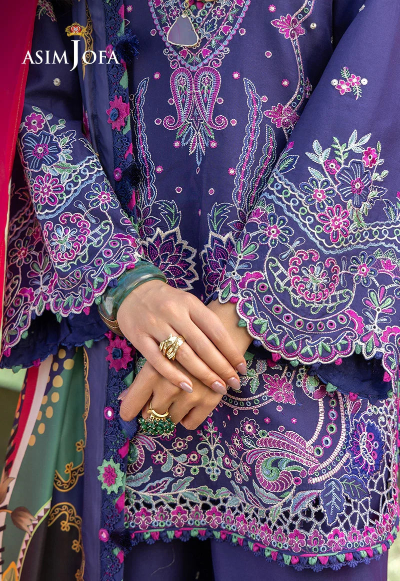 Asim Jofa | Ishq e Eid | AJULW-03 Embroidered Lawn 3 Pcs
