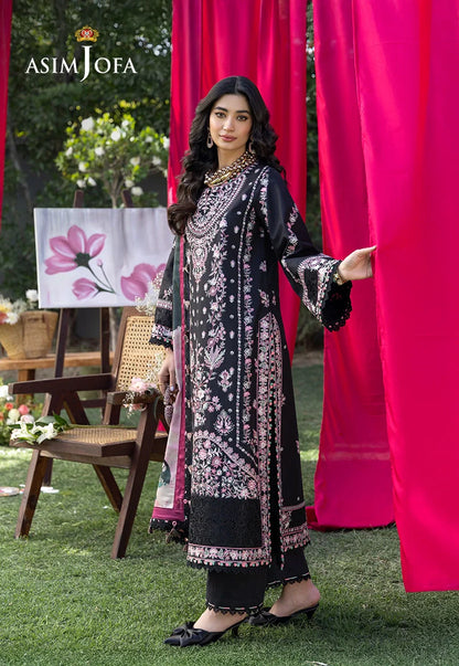 Asim Jofa | Ishq e Eid | AJULW-05 Embroidered Lawn 3 Pcs