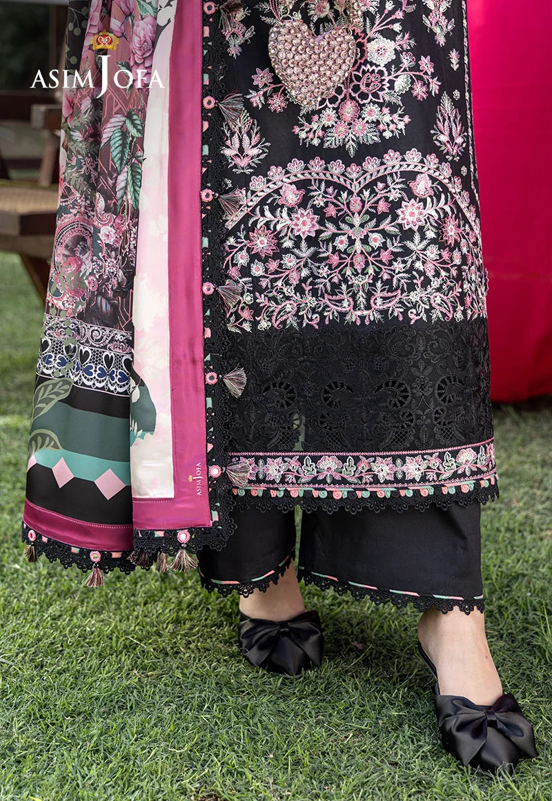 Asim Jofa | Ishq e Eid | AJULW-05 Embroidered Lawn 3 Pcs