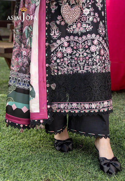 Asim Jofa | Ishq e Eid | AJULW-05 Embroidered Lawn 3 Pcs