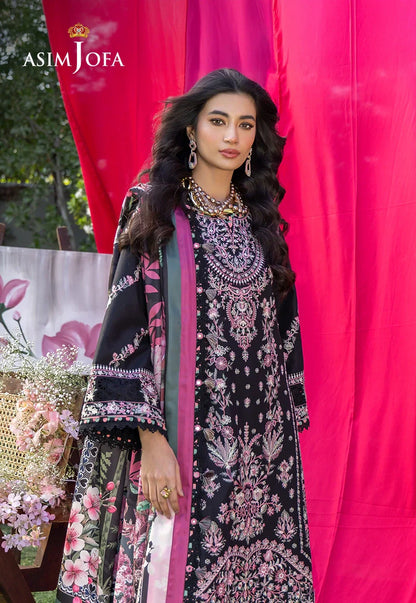 Asim Jofa | Ishq e Eid | AJULW-05 Embroidered Lawn 3 Pcs