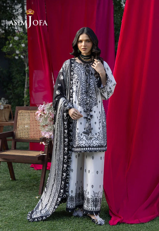 Asim Jofa | Ishq e Eid | AJULW-04 Embroidered Lawn 3 Pcs