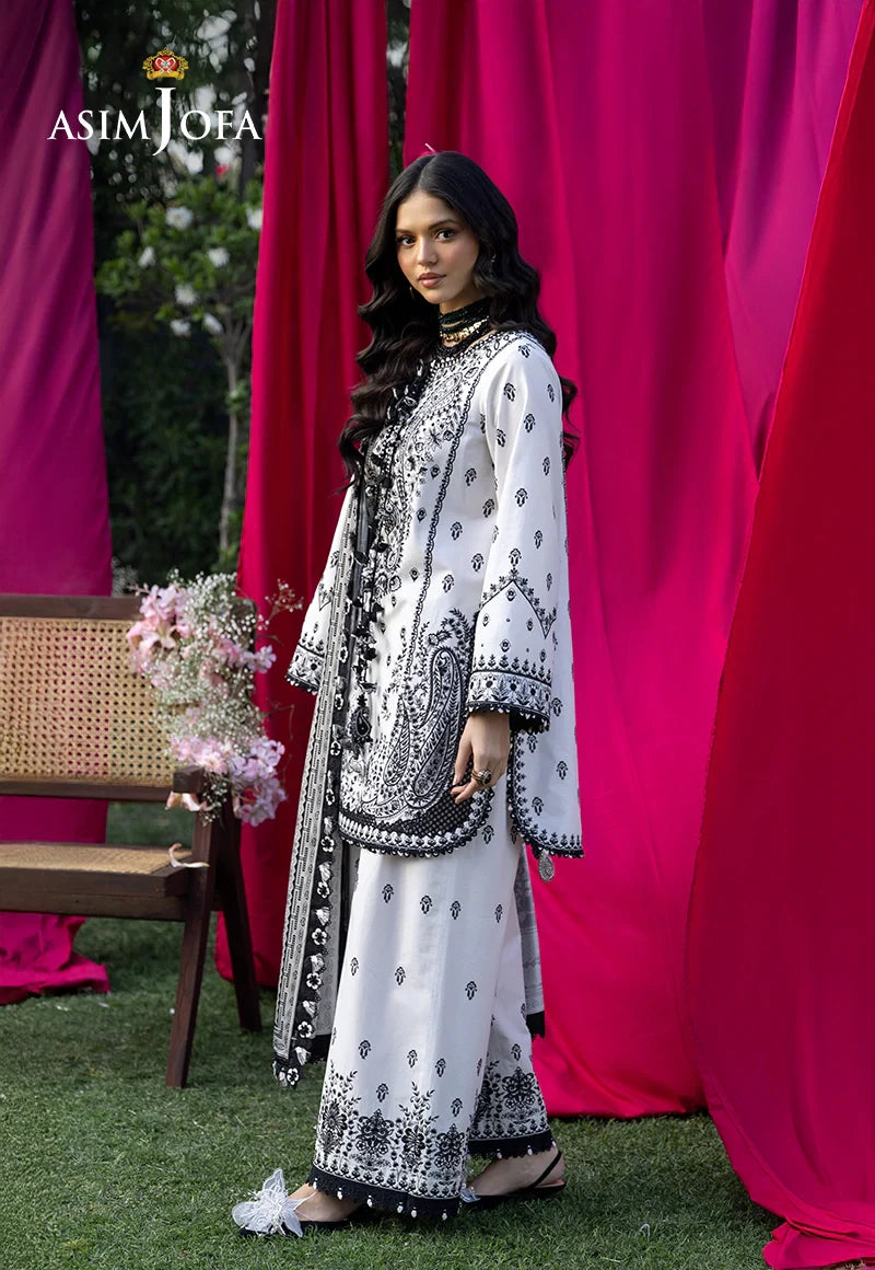 Asim Jofa | Ishq e Eid | AJULW-04 Embroidered Lawn 3 Pcs