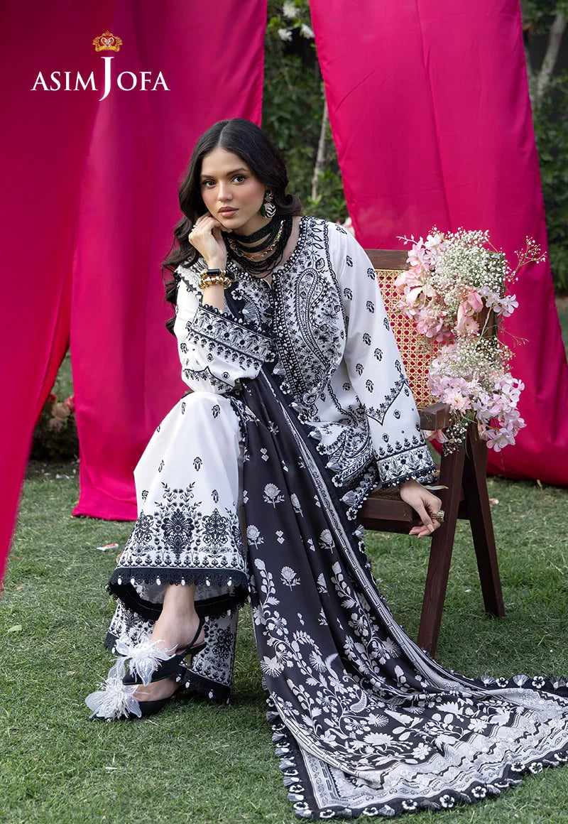Asim Jofa | Ishq e Eid | AJULW-04 Embroidered Lawn 3 Pcs
