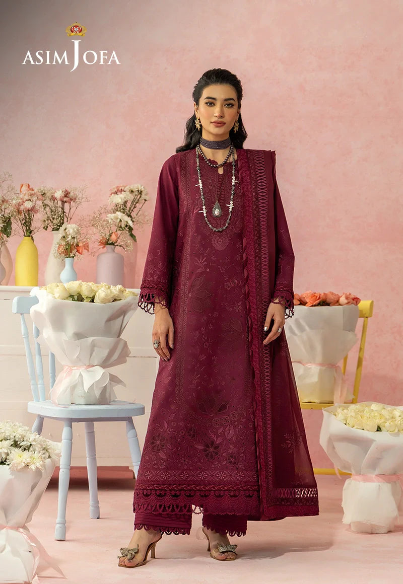 Asim Jofa | Ishq e Eid | AJULW-12 Embroidered Lawn 3 Pcs