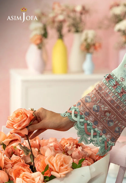 Asim Jofa | Ishq e Eid | AJULW-08 Embroidered Lawn 3 Pcs