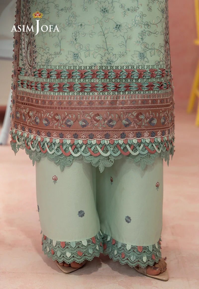 Asim Jofa | Ishq e Eid | AJULW-08 Embroidered Lawn 3 Pcs