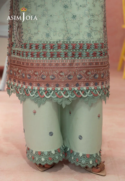 Asim Jofa | Ishq e Eid | AJULW-08 Embroidered Lawn 3 Pcs
