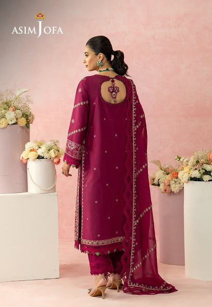 Asim Jofa | Ishq e Eid | AJULW-02 Embroidered Lawn 3 Pcs