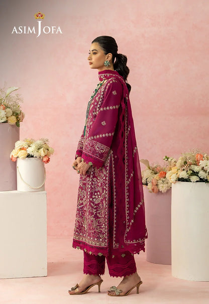 Asim Jofa | Ishq e Eid | AJULW-02 Embroidered Lawn 3 Pcs