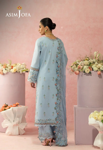 Asim Jofa | Ishq e Eid | AJULW-10 Embroidered Lawn  3 Pcs