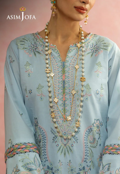 Asim Jofa | Ishq e Eid | AJULW-10 Embroidered Lawn  3 Pcs