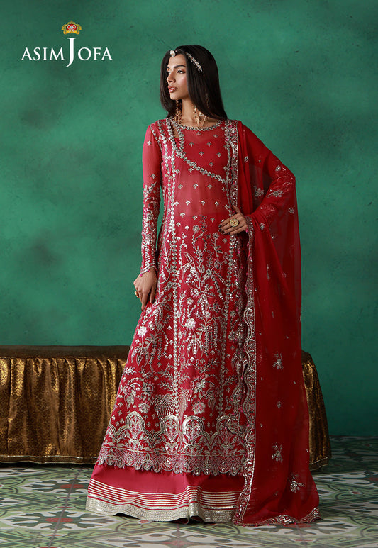 Asim Jofa | Ishq e Eid | AJULN-01 Embroidered Chiffon 3 Pcs