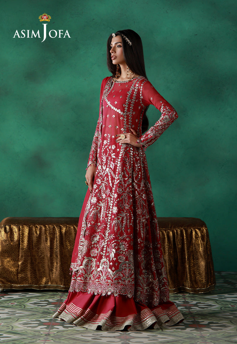 Asim Jofa | Ishq e Eid | AJULN-01 Embroidered Chiffon 3 Pcs
