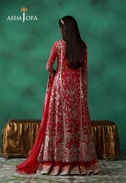Asim Jofa | Ishq e Eid | AJULN-01 Embroidered Chiffon 3 Pcs