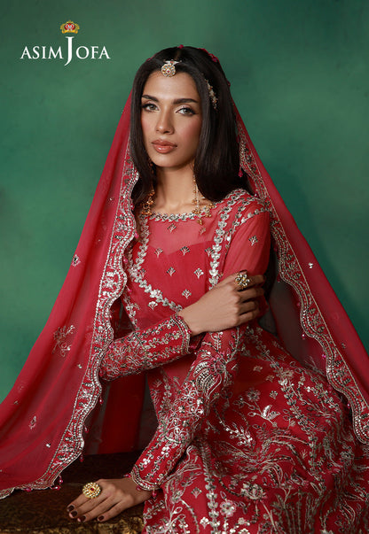Asim Jofa | Ishq e Eid | AJULN-01 Embroidered Chiffon 3 Pcs